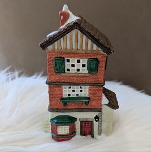 Vintage Village Santa's Best Spirit of America Christmas Porcelain Smith House